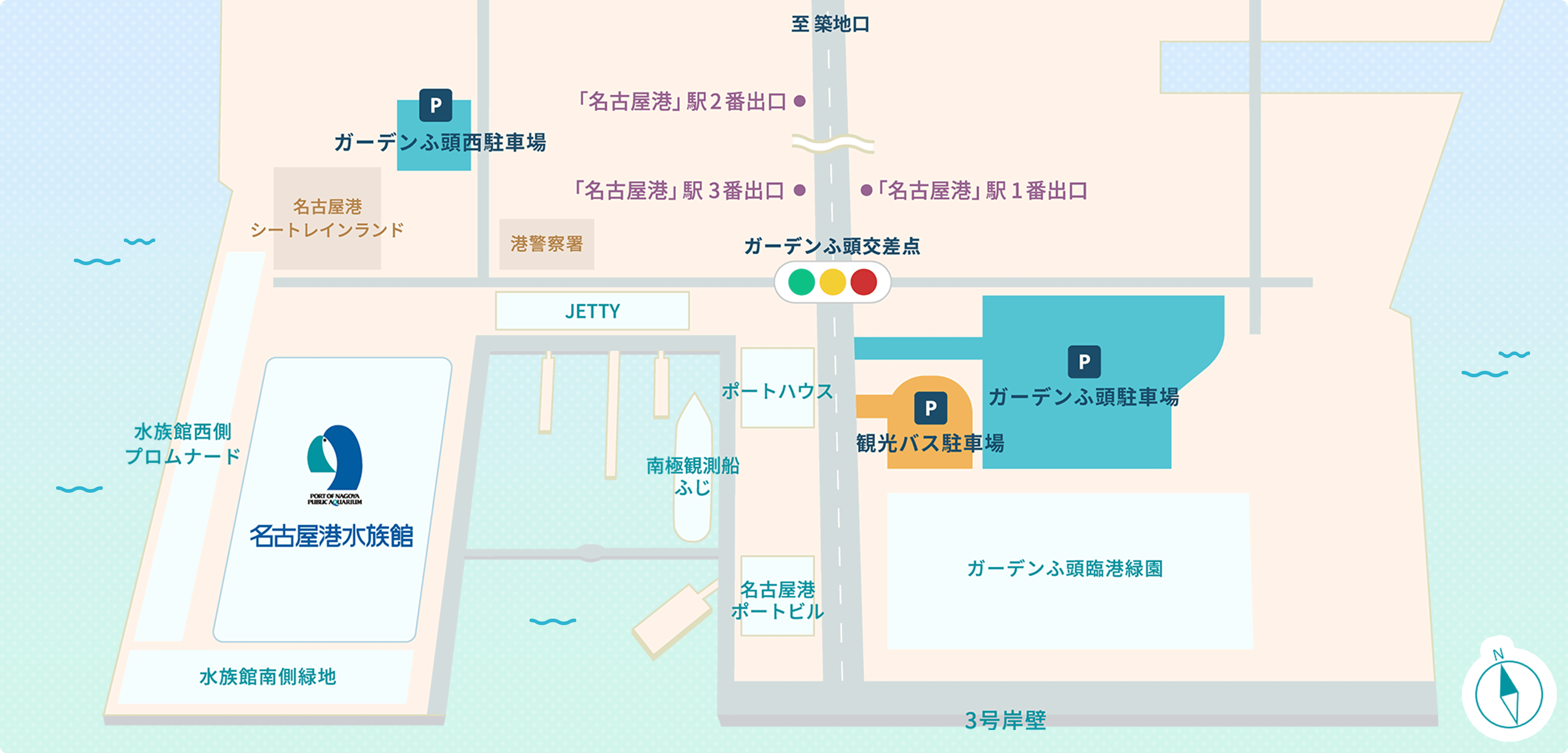 交通アクセス 名古屋港水族館ホームページ 公式