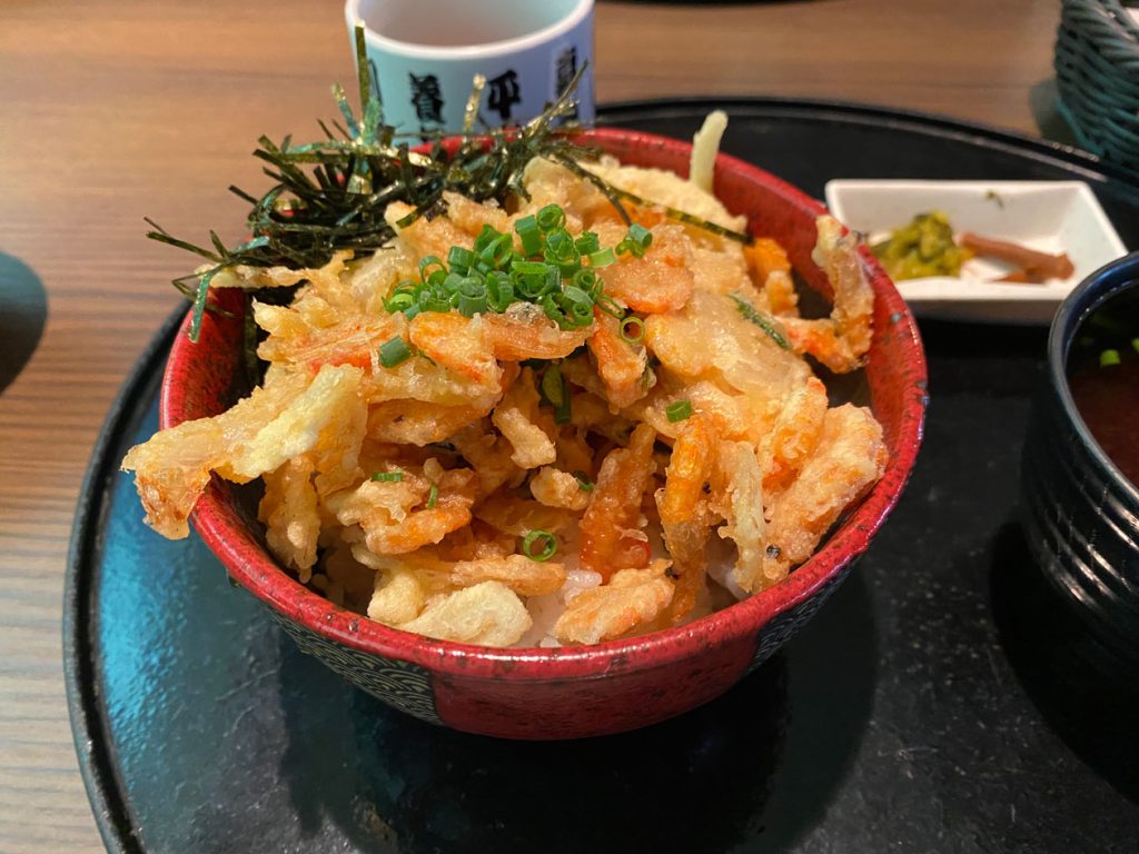 ナンキョクオキアミのかき揚げ丼